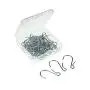 LJY 50 Pieces Clip Type Pot Rack Hanging Gutter Grid Hooks S Shaped Metal Hangers with Plastic Storage Boxes for Kitchen Bedroom Office Wire Shelving Pegboard LJY 50 Pieces Clip Type Pot Rack Hanging Gutter Grid Hooks S Shaped Metal Hangers with Plastic Storage Boxes for Kitchen Bedroom Office Wire Shelving Pegboard