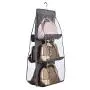DIOMMELL Purses Hanger Hanging Handbag Organizer Bags Storage Holder for Closet with 6 Larger Pockets DIOMMELL Purses Hanger Hanging Handbag Organizer Bags Storage Holder for Closet with 6 Larger Pockets