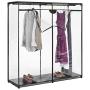 Whitmor Extra Wide Clothes Closet - Freestanding Garment Organizer with Clear Cover