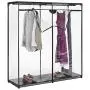 Whitmor Extra Wide Clothes Closet - Freestanding Garment Organizer with Clear Cover Whitmor Extra Wide Clothes Closet - Freestanding Garment Organizer with Clear Cover
