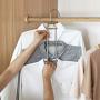 HJYPYJ Magic Hanger,Layered Storage Magical Hangers,Durable Stainless Steel Hanger,Space-Saving Organizer Hangers, Do Not Scratch Clothing/Gray / 1Pcs