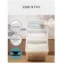 Decdeal Stackable Clear Clothes Drawer Transparent Plastic Organizer Storage Boxes Thickened Cabinet Closet Cases