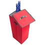Elf Stor 1024 Paper Storage Box-Stores up to 20 Rolls of 30 Inch Long Gift Wrap in One Convenient Red Lidded Container, 1 PACK