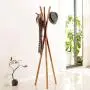 Nordic Creative Hanger Landing Hotel Hanging Clothes Rack (Color : Walnut Color) Nordic Creative Hanger Landing Hotel Hanging Clothes Rack (Color : Walnut Color)