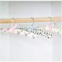 10pcs Clothes Hanger Sponge Padded Clothes Drying Rack Multifunction Scarf Clothes Hangers Random Color