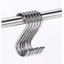 Maxgoods 3.54 10PCS Home Storage Utility S Shaped Hooks Stainless Steel Metal Hangers Hanging Hooks for Kitchen, Work Shop, Bathroom, Garden,Bedroom (Silver, 10PCS) Maxgoods 3.54 10PCS Home Storage Utility S Shaped Hooks Stainless Steel Metal Hangers Hanging Hooks for Kitchen, Work Shop, Bathroom, Garden,Bedroom (Silver, 10PCS)