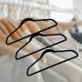 KYCPTNFJ 5 PCS Pack Non-Slip Velvet Hangers Suit Hanger Thin Space Saving 360 Degree Swivel and Durable Clothes Hanger