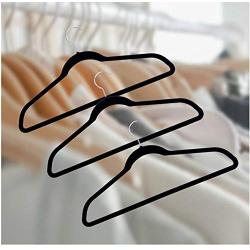 10pcs/Pack Non-Slip Velvet Hangers Suit Hanger Ultra Thin Space Saving 360 Degree Swivel Hook Strong and Durable Clothes Hanger