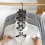 Cabilock Clothes Hanger Space Saving Clothes Hanger Wardrobe Clothes Rack Heavy Duty Folding Clothes Hanging Rack for Suit Coat Skirt T-Shirt (Black) Cabilock Clothes Hanger Space Saving Clothes Hanger Wardrobe Clothes Rack Heavy Duty Folding Clothes Hanging Rack for Suit Coat Skirt T-Shirt (Black)