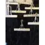Silver Hair Extension Hangers (Set of 10)