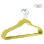 ZZYQ Velvet Hanger, Clothes Hangers Velvet,Space Saving,Non Slip Hangers,20pcs,Yellow ZZYQ Velvet Hanger, Clothes Hangers Velvet,Space Saving,Non Slip Hangers,20pcs,Yellow