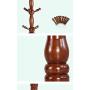 WZP Household Coat Rack Hanger Floor Bedroom Simple Modern Clothes Rack Solid Wood Living Room Home Creative Indoor Economical Simple