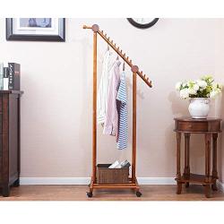 SED Coat Rack-Hanger Floor Bedroom Clothes Hanger Solid Wood Hangers Living Room Multifunction Shelf Modern Simple Sturdy Space Saving Storage Rack