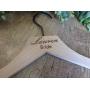 Personalized wedding dress wood hangers, bridesmaids