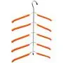 Multilayer Fish Bone Shape Stainless Steel Clothing Storage Racks Clothes Hanger Storage Holder Wardrobe Laundry Drying Rack 2pcs Random Color