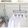 10pcs Random Color 9-Hole Super Saving Space Rotating Multifunction Magic Hanger Plastic Towel Hanger Closet Racks Hangers for Clothes 10pcs Random Color 9-Hole Super Saving Space Rotating Multifunction Magic Hanger Plastic Towel Hanger Closet Racks Hangers for Clothes