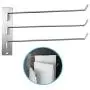 KSHAN Towel Hook Bath Swing Out Towel Bar SUS 304 Stainless Steel Bathroom Hand Towel Rack 3-Bar Folding Arm Swivel Hanger Wall Mount KSHAN Towel Hook Bath Swing Out Towel Bar SUS 304 Stainless Steel Bathroom Hand Towel Rack 3-Bar Folding Arm Swivel Hanger Wall Mount