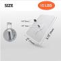 Sendida Wall Mount Adhesive Screws - Tools Free Screws Base for Hooks, Replacement and Reusing for Hanger (No Hanger Hooks Included)- 6 Pack