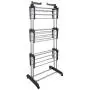 3Tier Stainless Laundry Organizer Folding Drying Rack Clothes Dryer Hanger Stand with Ebook