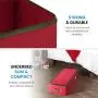ZOBER Underbed Christmas Ornament Storage Boxes Zippered Closure - Stores up to 64 of The 3-inch Standard Christmas Ornaments, and Xmas Holiday Accessories Storage Container with Dividers & Two Handles ZOBER Underbed Christmas Ornament Storage Boxes Zippered Closure - Stores up to 64 of The 3-inch Standard Christmas Ornaments, and Xmas Holiday Accessories Storage Container with Dividers & Two Handles