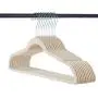 Home-it 319 Premium Velvet Heavy duty-50 Pack Non Slip Ivory Suit Clothes Hanger Hook Swivel 360-Ultra Thin Home-it 319 Premium Velvet Heavy duty-50 Pack Non Slip Ivory Suit Clothes Hanger Hook Swivel 360-Ultra Thin