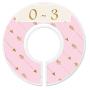 Mumsy Goose Baby Girl Clothes Dividers Nursery Closet Dividers Closet Organizers Boho Gold