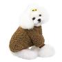 Pet Costume ,Longay New Pet Solid Color Sweater Autumn And Winter Fashion Keep Warm Cat Dog Clothing (Brown, M)