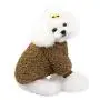 Pet Costume ,Longay New Pet Solid Color Sweater Autumn And Winter Fashion Keep Warm Cat Dog Clothing (Brown, M)