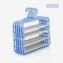 HJYPYJ Magic Hanger,Hanging Rod Rotatable Magical Hangers,Thicken PP Non-Slip Trouser Hangers,Space-Saving Organizer Hangers, Free Removal/Blue / 5 pcs HJYPYJ Magic Hanger,Hanging Rod Rotatable Magical Hangers,Thicken PP Non-Slip Trouser Hangers,Space-Saving Organizer Hangers, Free Removal/Blue / 5 pcs