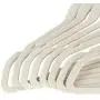 Nova Microdermabrasion No-Slip Velvet Hangers -100 Pack Suit Clothes Hanger Hook Ultra Thin for Shirts Coat, Suit - Space Saving Swivel 360 Degree Beige