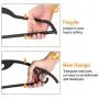 IEOKE Velvet Clothes Hangers Non Slip, 50-Pack No Shoulder Bumps Suit Hangers Ultra Thin Space Saving 360 Degree Swivel Heavy Duty Hook Durable Hangers for Sweaters,Coat,Jackets,Pants,Shirts,Dresses