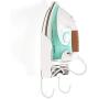 MOOUS Electric Iron Holder Wall Mounted Ironing Board Hanger Hook Ironing Holder Rack Space Saving for Hotel Home Bathroom RVs Campers Apartments(White)