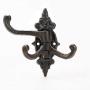 Sungmor 2-Pack Cast Iron 3-in-1 Flexible & Functional Swivel Wall Hook - Vintage Coat Hook Garden Planter Hanger - Heavy Duty Solid Metal Swing Hook - Clothes Hats Towels Bags Pots Tools Hanger