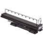 Hanger Organizer Rack Clothes Hanger Load Capacity Storage Areas Maximum Use Abs Plastic Stainless Steel abs Plastic (Color : Brown)