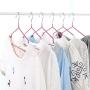 M-zmds 10 Pcs Velvet Hangers with Cascade Hooks,Non Slip Clothes Coat Hangers, Multicolor (Color : Style D)