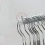 Grey990 Household Plastic Clothes Hanger Organizer Rack Storage Holder with Suction Cup A/B Size Pink A