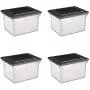 Sterilite 18689004 Storage File Box, 4-Pack Sterilite 18689004 Storage File Box, 4-Pack