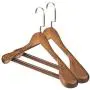 Aviat 2PCs Wooden Suit Hangers,High-Grade Solid Wood Coat Hangers Non Slip Pants Bar-Smooth Finish Standard Coat Hanger Precisely Cut Notches for Jacket,Pant,Suit,Shirts,Skirts Clothes Hangers (E) Aviat 2PCs Wooden Suit Hangers,High-Grade Solid Wood Coat Hangers Non Slip Pants Bar-Smooth Finish Standard Coat Hanger Precisely Cut Notches for Jacket,Pant,Suit,Shirts,Skirts Clothes Hangers (E)