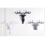 Copter ORGANBOO Creative American hook deer head modeling wall decoration hanger suction cup living room bedroom coat key hooks (Black)
