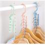 10pcs 5Hole Practical Clothes Hanger Rack Space Saver,Wonder Clothing Hook Magic Hanger Closet Organizer