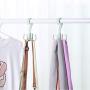 KYCPTNFJ 5 pcs Plastic Home Storage Organization Bedroom Hanger Clothes Hanging Rack Holder for Bags Towel