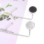 Garneck 6PCS Bag Hangers, Purse Hooks, Christmas Stocking Handbag Holder Round Metal Hangers for Table Desk