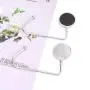 Garneck 6PCS Bag Hangers, Purse Hooks, Christmas Stocking Handbag Holder Round Metal Hangers for Table Desk