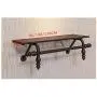 JPYMJ Retro Clothing Store Display Stand Wall-Mounted Hanger Clothes Hanger Shelf (Size : 100cm) JPYMJ Retro Clothing Store Display Stand Wall-Mounted Hanger Clothes Hanger Shelf (Size : 100cm)