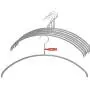 MAWA by Reston Lloyd Euro Series Non-Slip Space Saving Clothes Hanger for Shirts & Dresses, Style 40/P, Set of 10, Silver MAWA by Reston Lloyd Euro Series Non-Slip Space Saving Clothes Hanger for Shirts & Dresses, Style 40/P, Set of 10, Silver