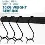 Remzly 30 Pack S Hooks for Hanging 3.5 Inch | Heavy Duty Carbon Steel Hangers for Kitchen Utensils, Plants, Pot, Pan, Cups, Towels – Black Remzly 30 Pack S Hooks for Hanging 3.5 Inch | Heavy Duty Carbon Steel Hangers for Kitchen Utensils, Plants, Pot, Pan, Cups, Towels – Black
