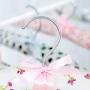 New 1set / 5pcs Clothes Hanger Colorful Blossom Sponge Padded Clothes Hanger Rack for Clothes Clothes Rack Wardrobe