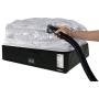 Compactor Vacuum Storage Boxes Sealed Dust Free Storage for Clothing Bedding Pillows - Size XXL, Black Infinity (28x17.5x19)