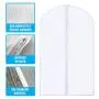 Plixio 40" Clear Plastic Hanging Garment Bags for Clothes Storage - Suits, Dresses & Clothing Bags - (5 Pack) Plixio 40" Clear Plastic Hanging Garment Bags for Clothes Storage - Suits, Dresses & Clothing Bags - (5 Pack)