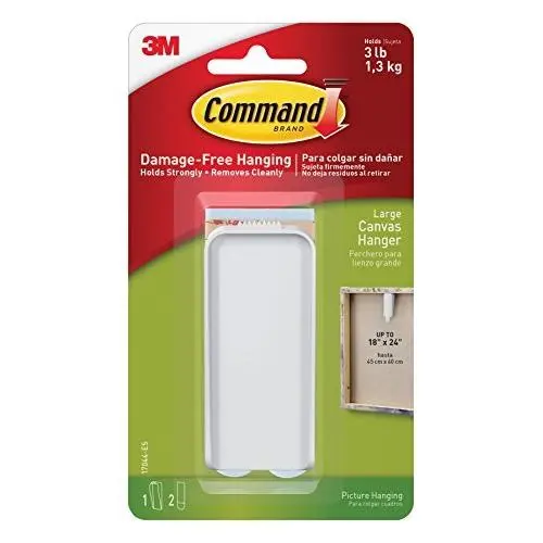 CANVAS HANGER LARGE WHT (Pkg of 10)